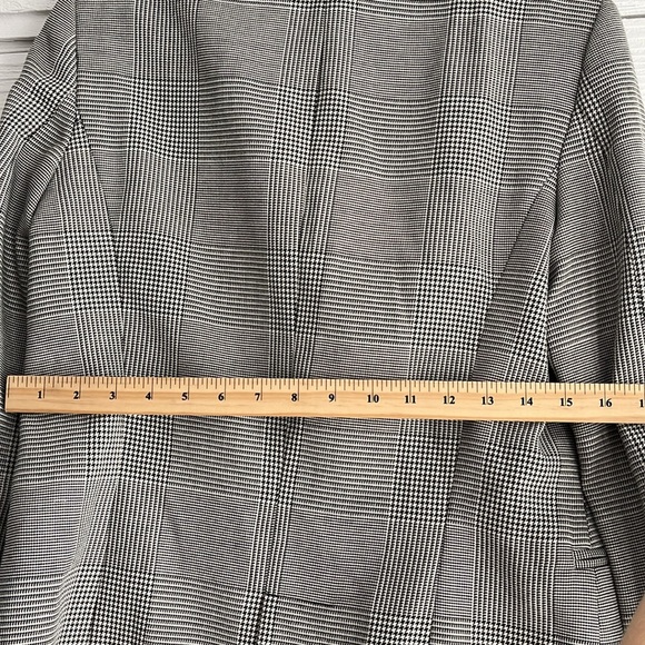 Zara women houndstooth blazer size small - Picture 7 of 8